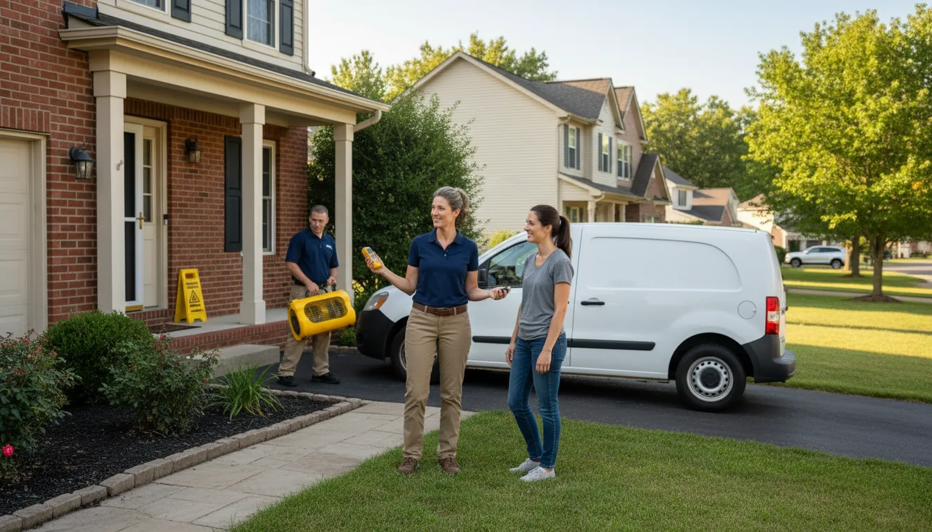 Residential water damage restoration in Melrose, MT